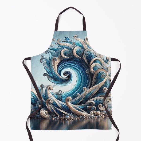 Item preview, geometric decorative waves designed and sold by Dogandesighn.