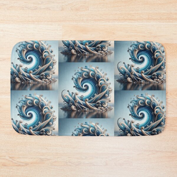 Item preview, geometric decorative waves designed and sold by Dogandesighn.
