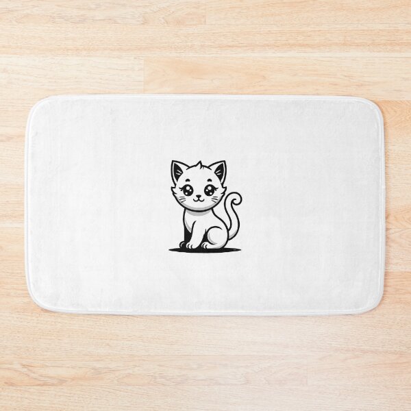 Item preview, Little black and white cat -4 designed and sold by Sen-Design.