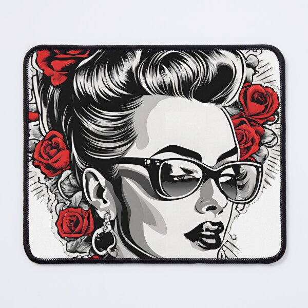 Item preview, Rockabilly girl designed and sold by whatthefoxsays.