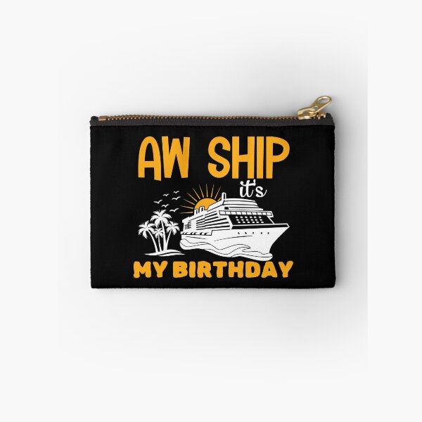 Item preview, Aw ship it's my birthday, perfect gift for anyone who loves to celebrate their special day with humor designed and sold by FelkMariShop.