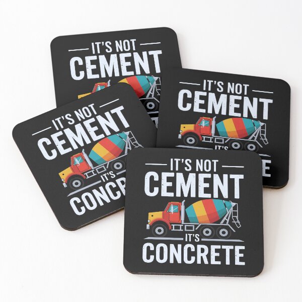 Item preview, Retro It's Not Cement It's Concrete  designed and sold by luannsemmsobre.