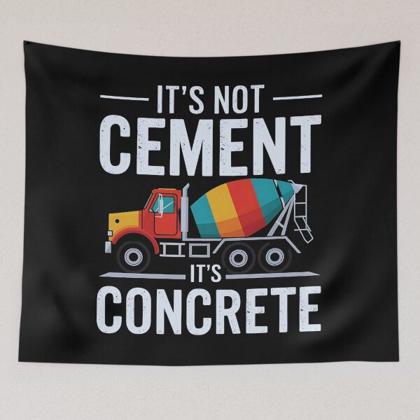 Item preview, Retro It's Not Cement It's Concrete  designed and sold by luannsemmsobre.