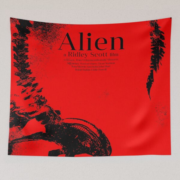 Artikelvorschau, Alien - Ridley Scott - Rotes Vintage-Filmplakat entworfen und verkauft von kerims.