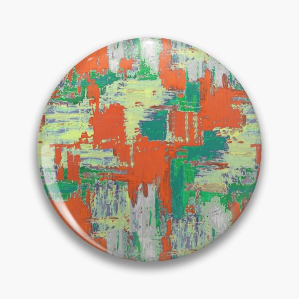 Item preview,  Brush strokes artistic red green designed and sold by Alessandro Remo Mazzoni Remotextiles.