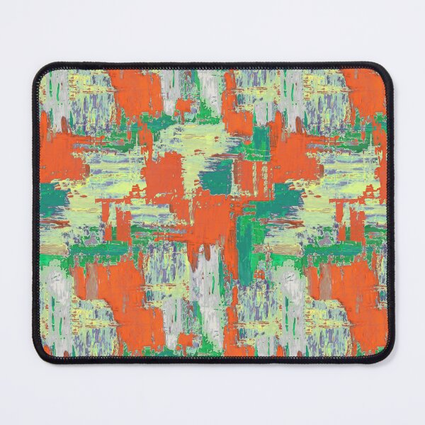 Item preview,  Brush strokes artistic red green designed and sold by Alessandro Remo Mazzoni Remotextiles.
