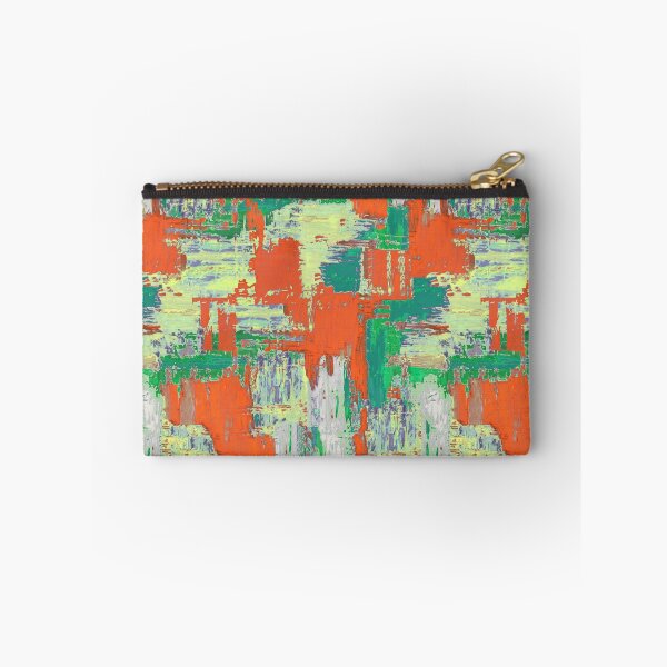 Item preview,  Brush strokes artistic red green designed and sold by Alessandro Remo Mazzoni Remotextiles.