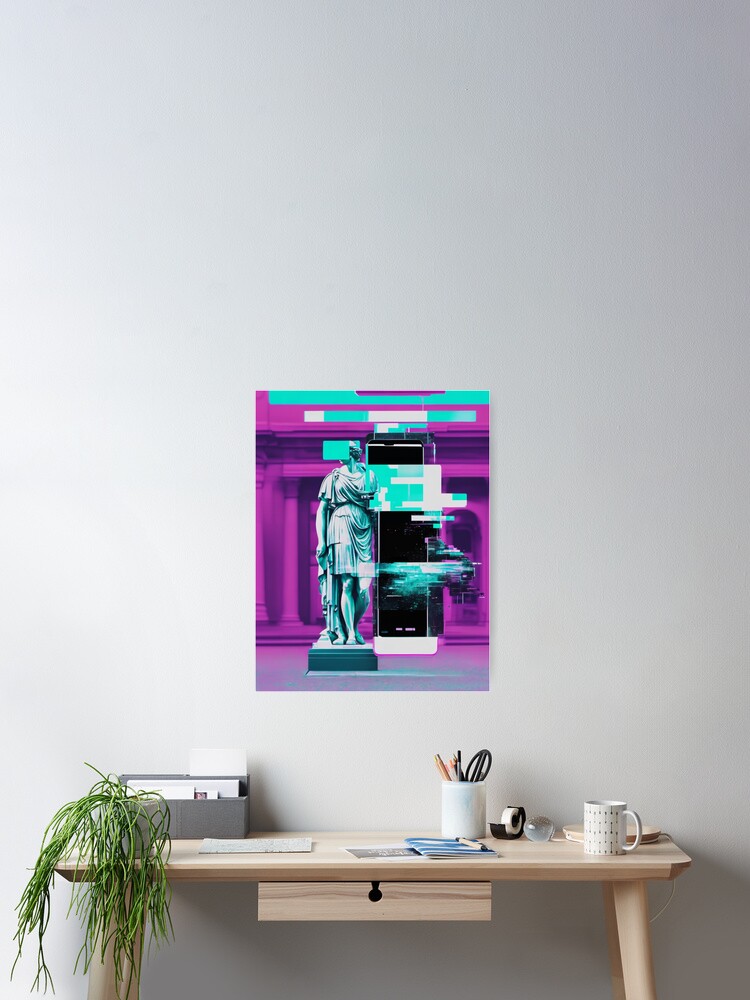 Thumbnail 2 of 3, Poster, Glitch designed and sold by PlokGaming.