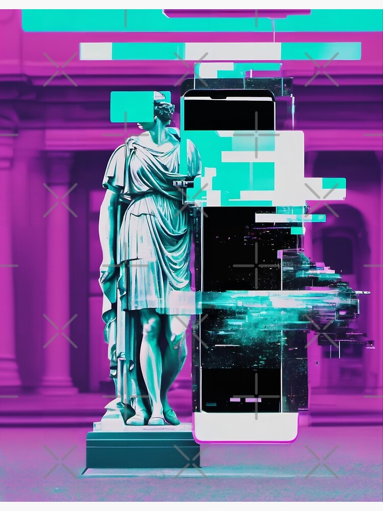 Thumbnail 3 of 3, Poster, Glitch designed and sold by PlokGaming.