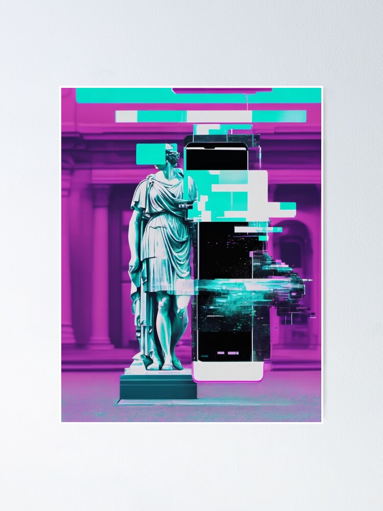 Thumbnail 1 of 3, Poster, Glitch designed and sold by PlokGaming.