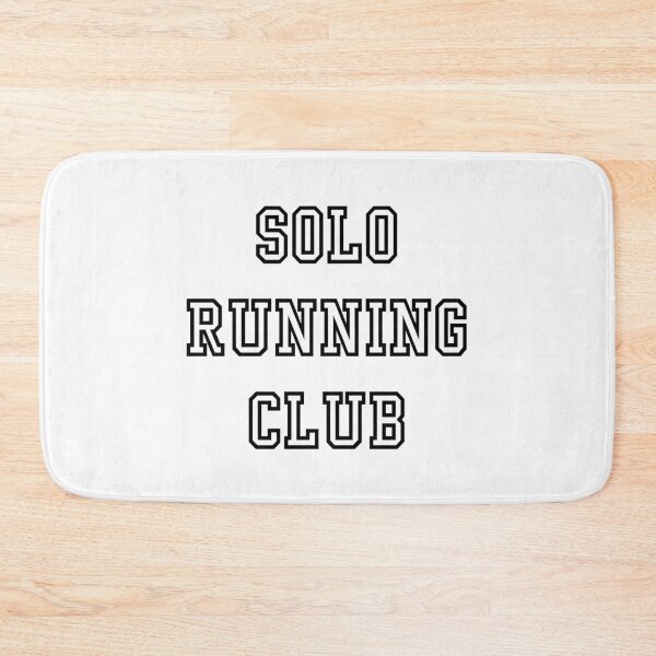 Item preview, Solo running club (black text) designed and sold by BitsNPix.