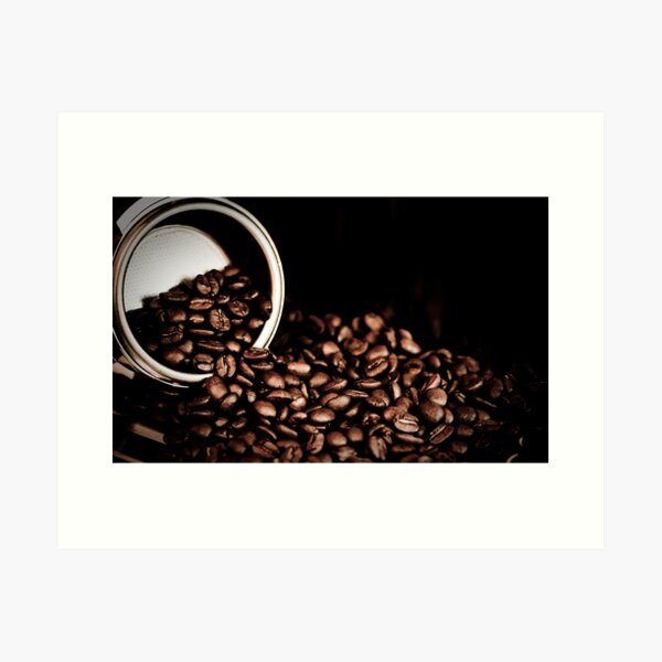 Spill the beans. Art Print