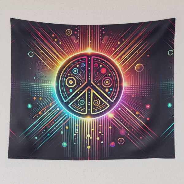 Item preview, Radiant Peace: A Neon Harmony designed and sold by Meta2Physical.