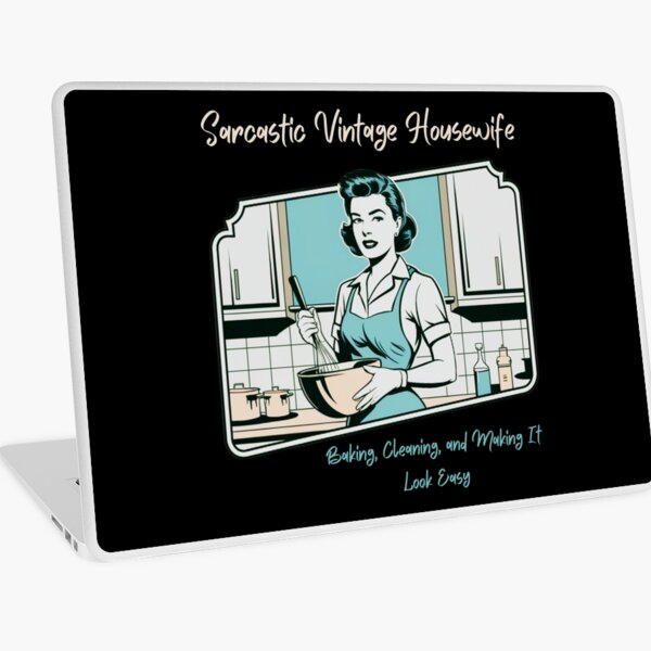 Item preview, Sarcastic Vintage Housewife ideal for any woman who loves humor and classic style designed and sold by ketkacreations.