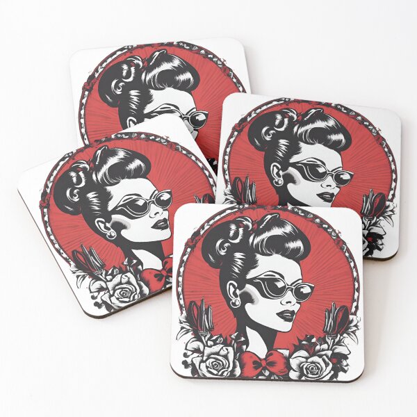 Item preview, Rockabilly girl designed and sold by whatthefoxsays.