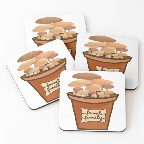 Item preview, Found Family Mushroom Cluster designed and sold by TheHermitCrab.