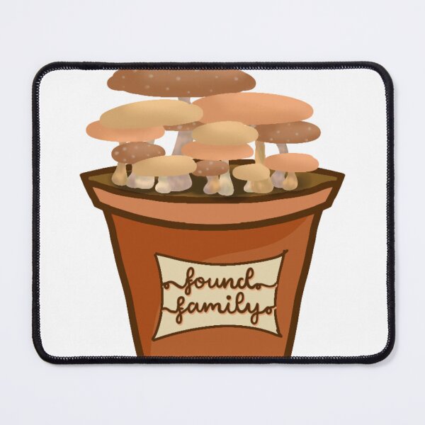 Item preview, Found Family Mushroom Cluster designed and sold by TheHermitCrab.