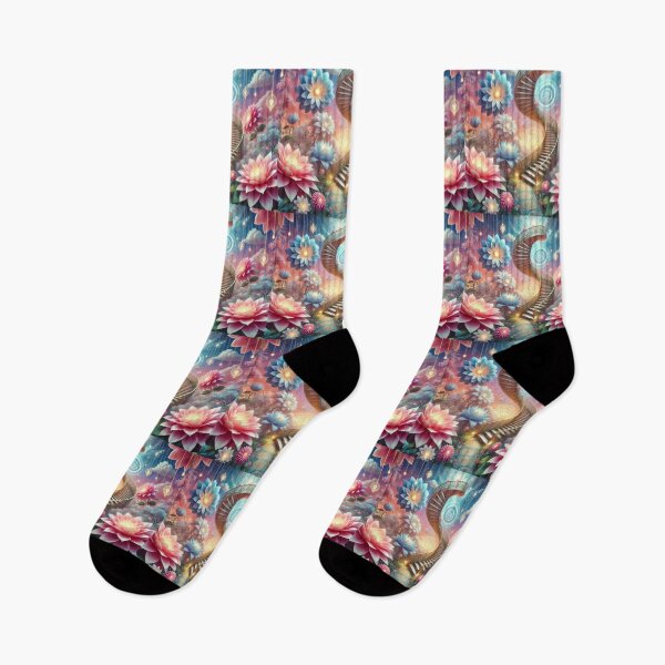 Item preview, Stairway to Serenity: A Floral Dreamscape designed and sold by Meta2Physical.