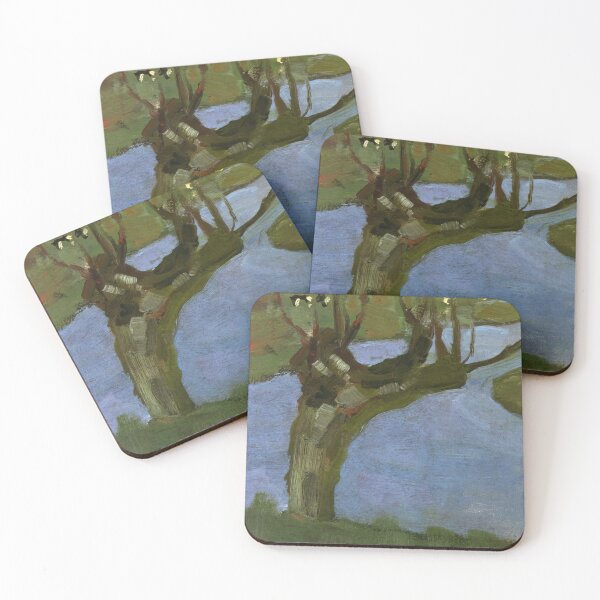 Item preview, Irrigation Ditch With Mature Willow designed and sold by irynaartbyim.