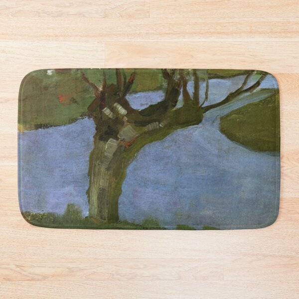 Item preview, Irrigation Ditch With Mature Willow designed and sold by irynaartbyim.