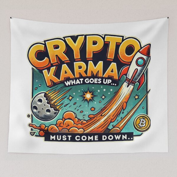 Item preview, Crypto Karma: What Goes Up… Must Come Down designed and sold by Glassmaster.