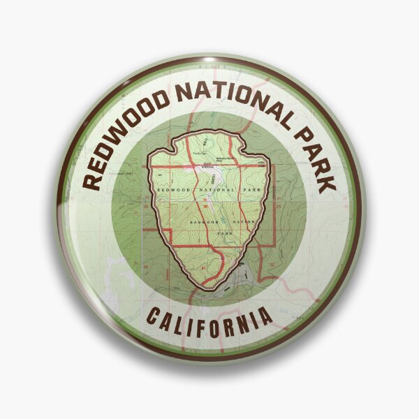 Item preview, Souvenir Map - Redwood National Park designed and sold by Willz Designz.