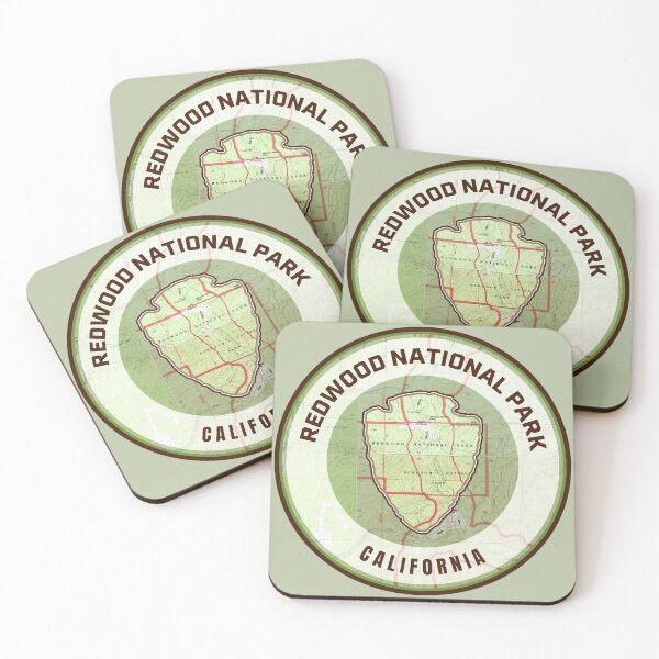 Item preview, Souvenir Map - Redwood National Park designed and sold by Willz Designz.