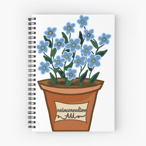 Item preview, forget-me-nots reincarnated designed and sold by TheHermitCrab.