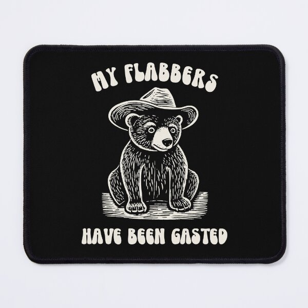 Item preview, My Flabbers Have Been Gasted Silly Cowboy Bear designed and sold by thecatcouch.