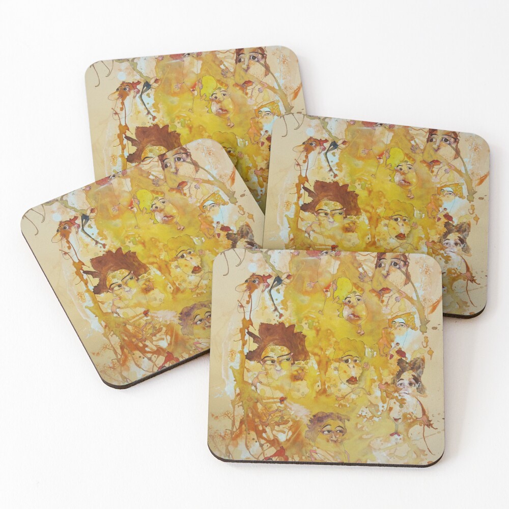 Item preview, Coasters (Set of 4) designed and sold by Rorschach68.