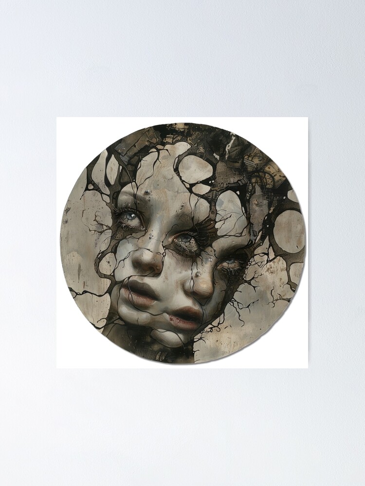 Thumbnail 1 of 3, Poster, Fragmented Identities designed and sold by jgvisualarts.
