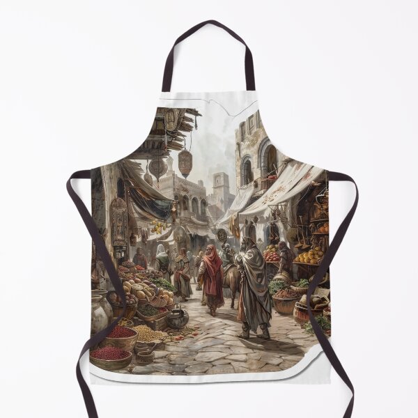 Item preview, Vibrant Marketplace Scene designed and sold by jgvisualarts.