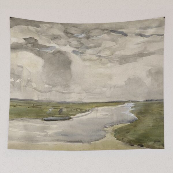 Item preview, Meandering Landscape With River designed and sold by irynaartbyim.