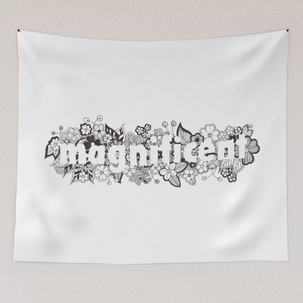 Item preview, Magnificent Floral Zendoodle designed and sold by morningbee.