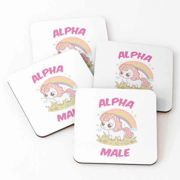 Item preview, Alpha Male - Funny Sarcastic Rainbow Unicorn - Great Stag Do designed and sold by Bleak Shirt.