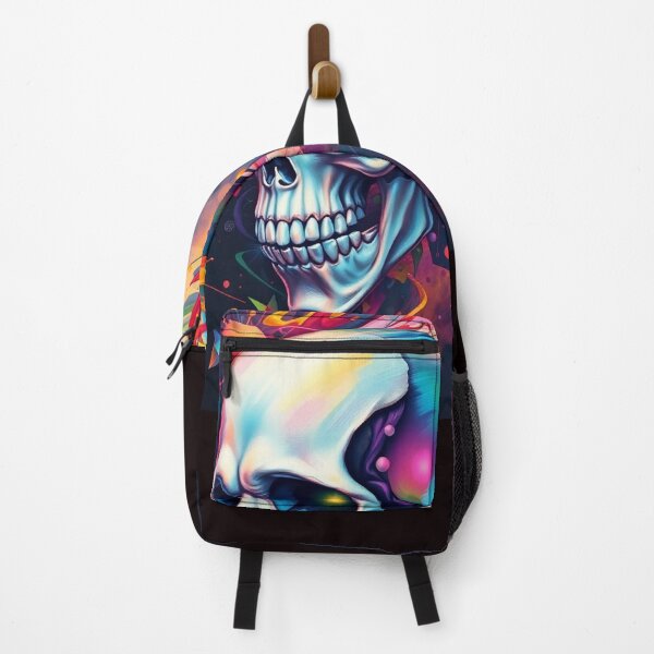Item preview, head skull colorful pattern abstract fantasy designed and sold by timedesignkardi.