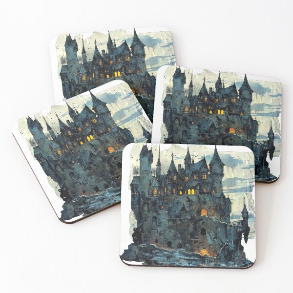 Item preview, Enchanted Castle at Dusk designed and sold by jgvisualarts.