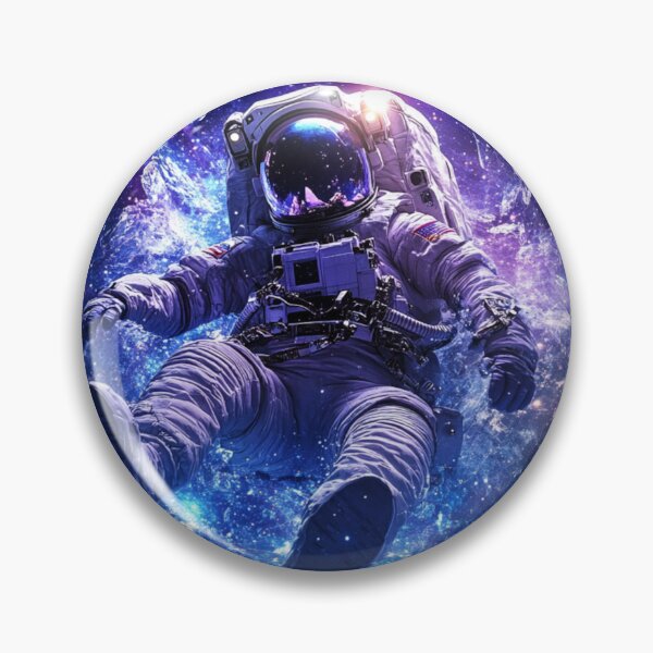 Item preview, Cosmic Frost: Astronaut in Ice and Stars designed and sold by ArctiveStudio.