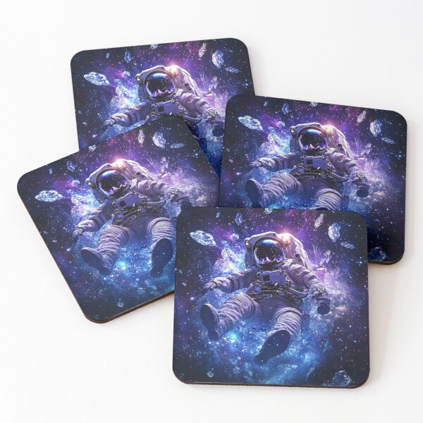 Item preview, Cosmic Frost: Astronaut in Ice and Stars designed and sold by ArctiveStudio.