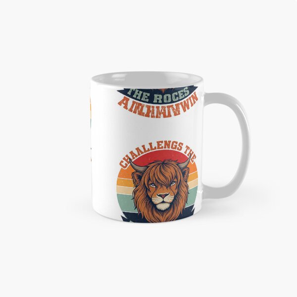 Item preview, Challenges the Races Highland Cow Lion Hybrid designed and sold by Charming-nature.