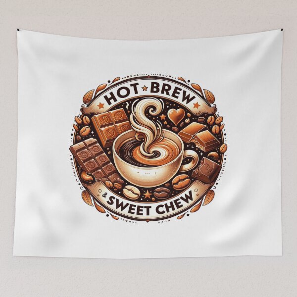 Item preview, Hot Brew & Sweet Chew designed and sold by JavaJokeTees.