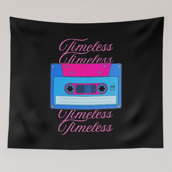 Item preview, Timeless Songs | Retro Cyberpunk Music Tape Cassette designed and sold by ObsidianDaz.