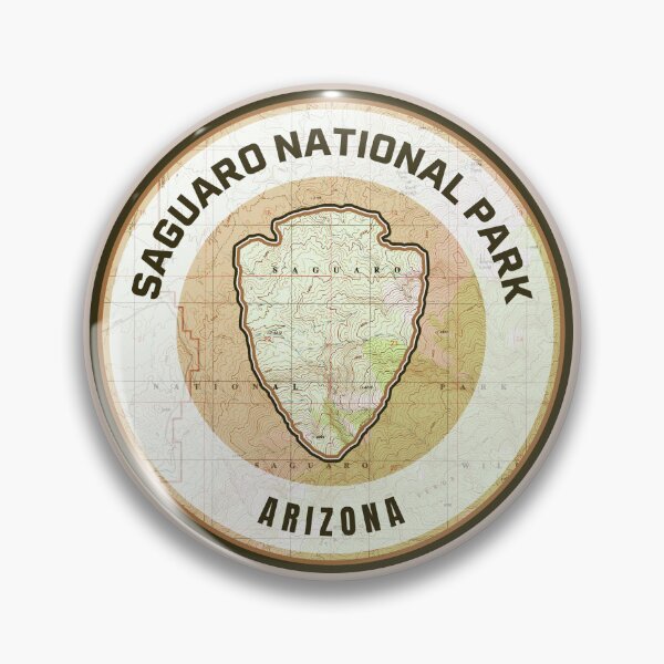 Item preview, Souvenir Map - Saguaro National Park designed and sold by Willz Designz.