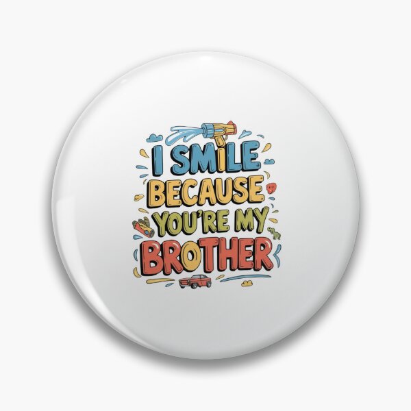 Item preview, I Smile Because You're My Brother (Tee & Gift Design)  designed and sold by TrippyBunnyShop.