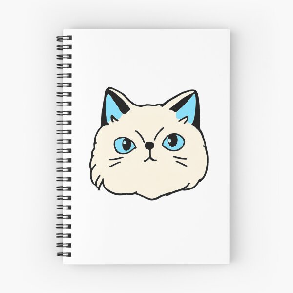 Item preview, Adorable Kawaii Birman Cat - Cute Cat  Art designed and sold by CuteAndAesthetic.