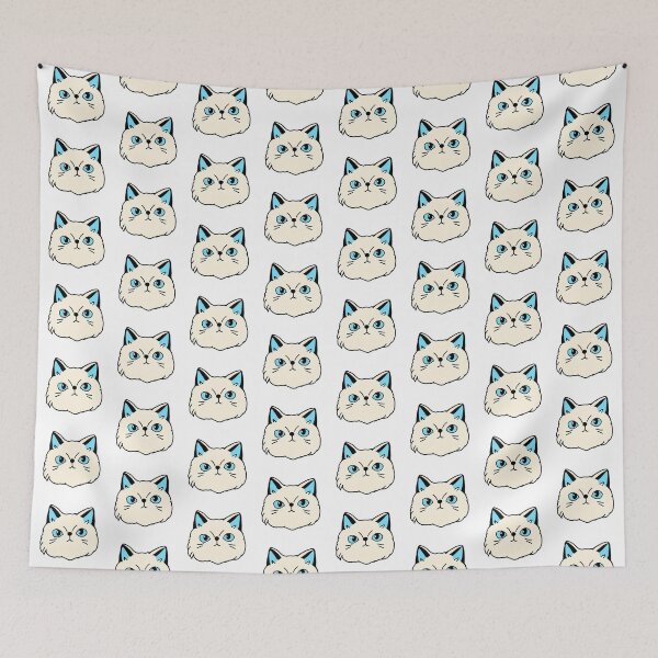 Item preview, Adorable Kawaii Birman Cat - Cute Cat  Art designed and sold by CuteAndAesthetic.