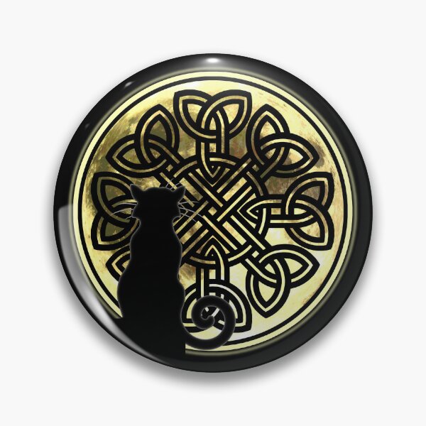 Item preview, Celtic Cat & Moon designed and sold by Tip-Tops.