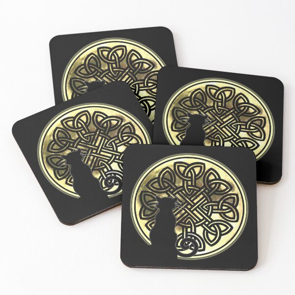 Item preview, Celtic Cat & Moon designed and sold by Tip-Tops.