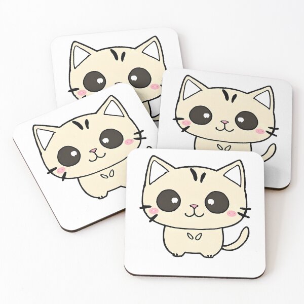 Aperçu de l'œuvre Petit chat kawaii créée et vendue par CuteAndAesthetic.