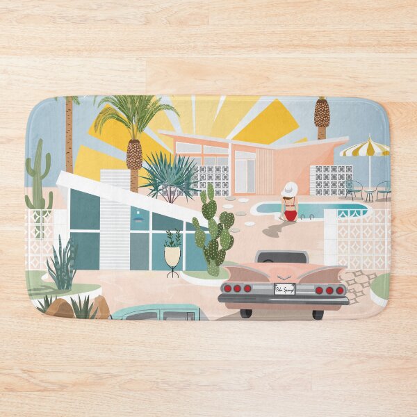 Item preview, Retro Palm Springs III designed and sold by SweetCoolVibes.